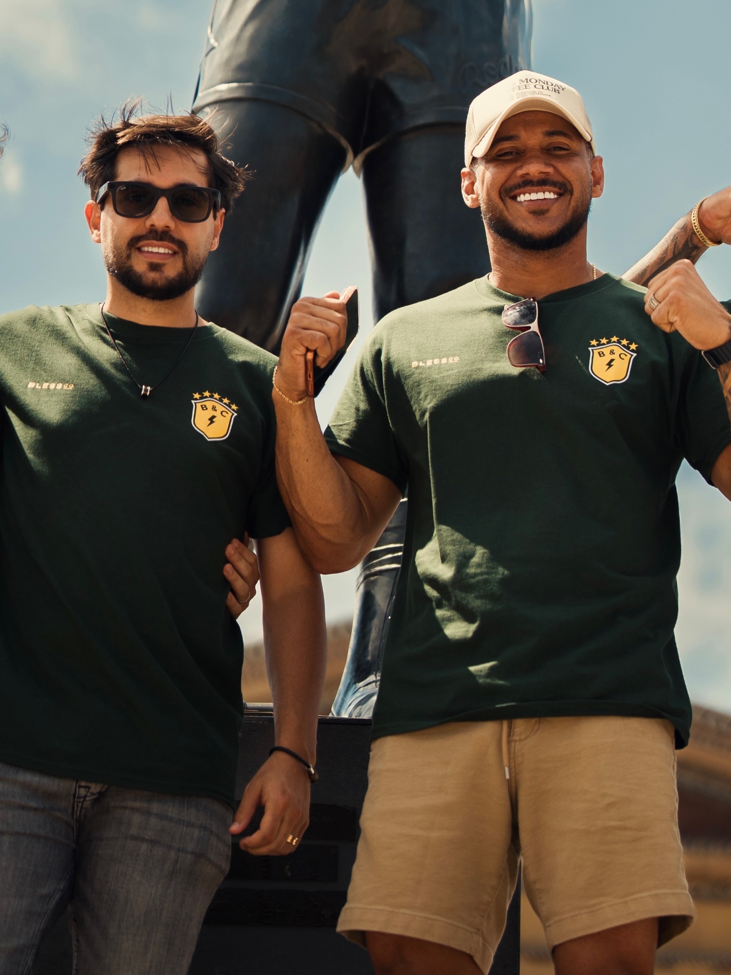 Tiago Medeiros and Diego Henrique, founders of Don Diego Barbershop